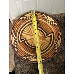 Lozi hand-woven coiled basket Possibly from Southern Africa, possibly Zambia